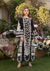 MAHJABEEN EMBROIDERED LAWN LASERWORK FRONT CENTER PANEL and DIGITAL PRINTED CHIFFON DUPATTA from ELAF Luxury Lawn 2025.